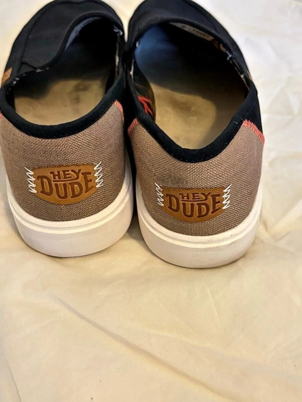 Hey Dude Sunapee Craft womens Slip-On Canvas Shoes Black US 9 - Picture 4 of 9